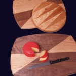Cutting Boards: 2006 Round-Cherry, Hickory 10” dia. $70 Large Squircle-Walnut, Red Oak 17” long, 12” wide $55 Small Squircle-Walnut, Red Oak 15” long, 11” wide $50