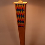 David’s Lamp: 2011 Cherry, Birch Plywood 62” tall, 12 1/2” wide, $625