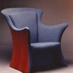 Upholstered Chair: 1997 Cherry, Fabric 36” tall, 33” wide, 36” deep $1800